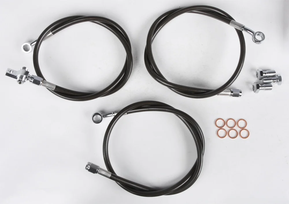 STREAMLINE YFZR-F-2-SM Front Brake Line Kit - Durable Brake Hose for YFZR250/250R