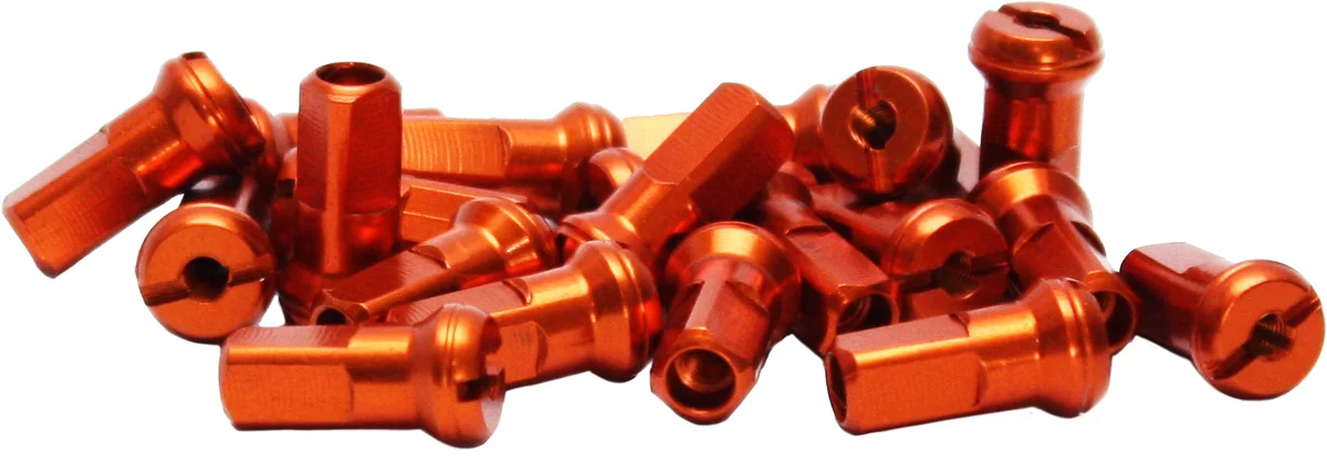 DUBYA - 98-611O - SPOKE NIPPLES ORANGE