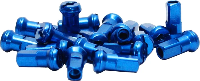 DUBYA - 98-611D - SPOKE NIPPLES BLUE