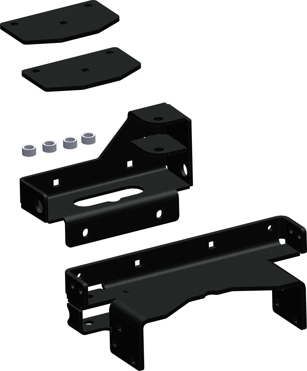 KFI 106430 UTV Plow Actuator Bracket Kit - Durable Mounts for Snow Plows & Accessories