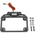 ATV TEK Adjustable License Plate Bracket with LED Light - Durable Mounts/Brackets for Off-Road Vehicles