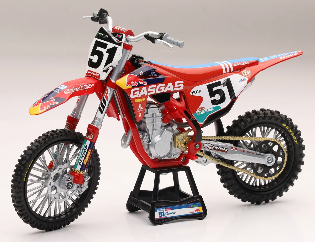 NEW-RAY 1:12 Scale KTM 450 SX-F Dirt Bike Replica - Die-Cast Metal Model