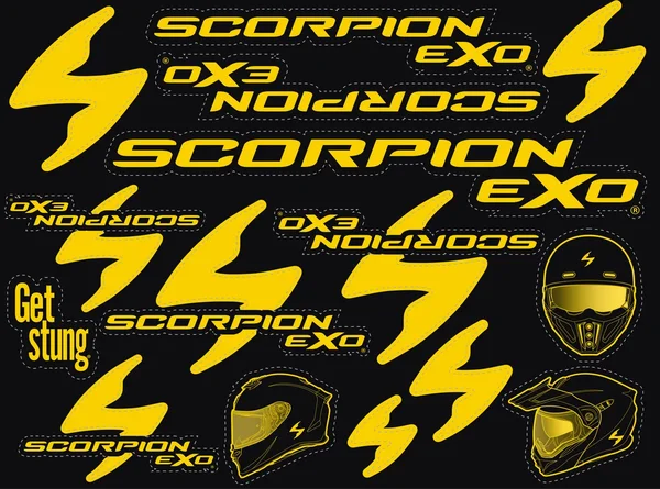 SCORPION EXO - 59-808 - Sticker Sheet 2022