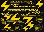 SCORPION EXO - 59-808 - Sticker Sheet 2022