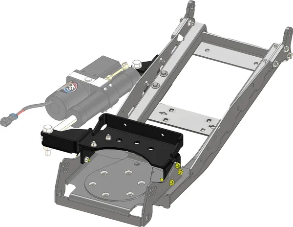 KFI UTV Pro 2.0 Tube Track Extension Actuator Brackets Kit - Durable Heavy-Duty Plow Mounting Solution