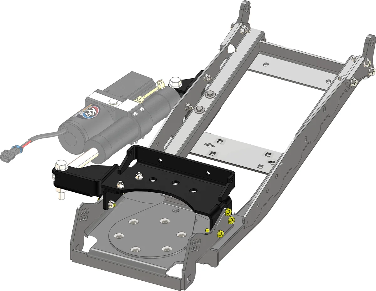 KFI UTV Pro 2.0 Tube Track Extension Actuator Brackets Kit - Durable Heavy-Duty Plow Mounting Solution