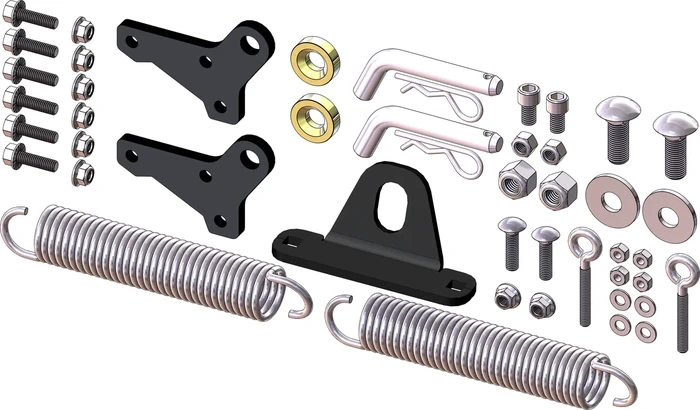 KFI UTV Pro 2.0 Push Tube Parts Kit - Durable Plow Upgrade for Off-Road Vehicles