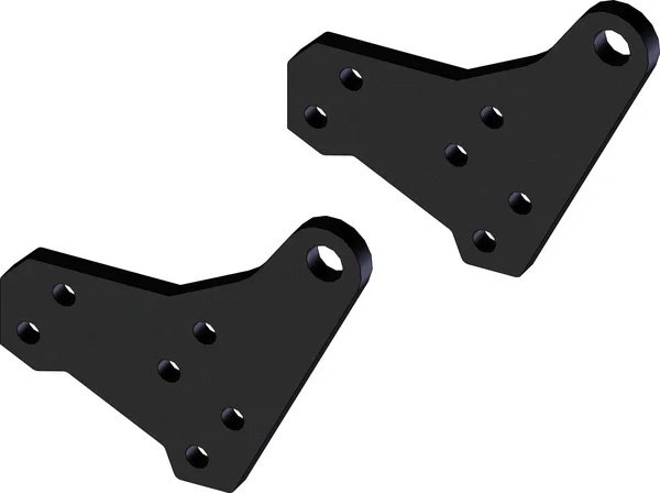 KFI UTV Pro 2.0 Plow Push Tube Kit - Heavy-Duty Snow Plow Attachment for UTVs