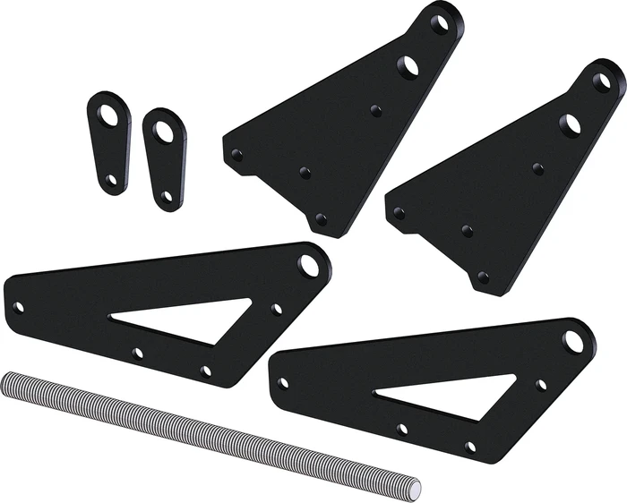 KFI UTV Pro 2.0 Heavy-Duty Plow Push Tube Kit - Durable Snow Plowing Attachment for UTVs