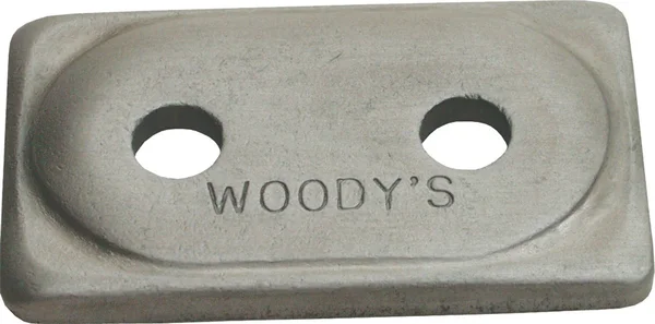 WOODYS Angled Double Stud Support Plate for Tracks - Durable & Reliable ATV Accessory