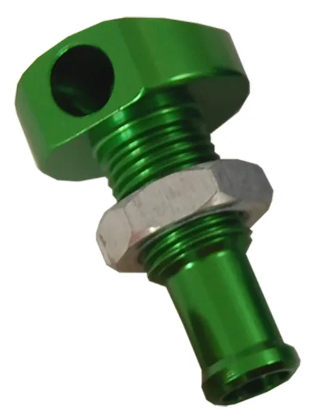 BLOWSION Billet Thru-Hull Water Fittings - CNC Machined Aircraft Aluminum for Marine Applications
