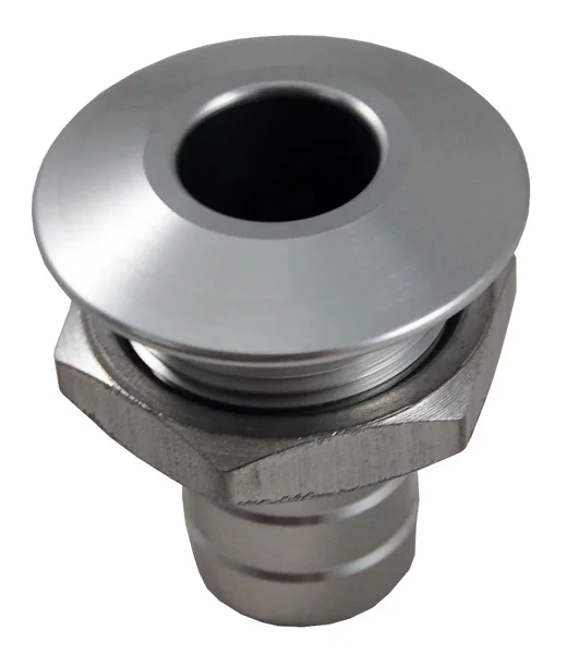 BLOWSION Billet Thru-Hull Water Fittings - CNC Machined 6061-T6 Aluminum for Marine Applications