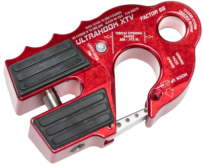 FACTOR 55 - 00275-01 - Ultrahook XTV Winch Shackle Mount