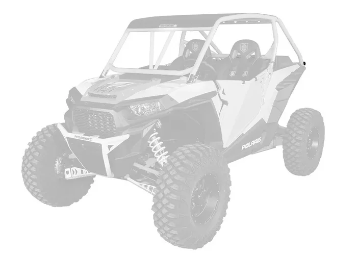 PRO ARMOR Baja Cage P141C025WH-133 - Durable UTV Cab/Door Armor for Off-Road Protection