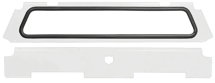 PRO ARMOR Rear Windshield - Custom Fit Glass Windscreen for Cage Systems - Weather Protection