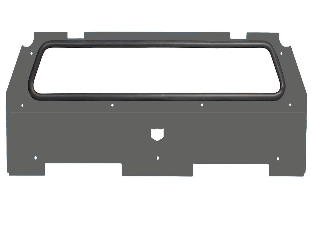PRO ARMOR Rear Windshield - Custom Fit Glass Windscreen for Cage Systems