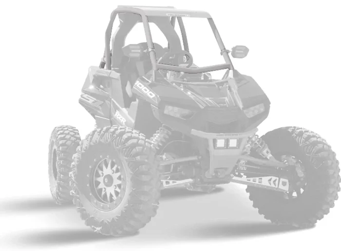 PRO ARMOR RS1 Solo Cage - Durable Steel UTV Cage with Whip Mounts for Polaris RZR