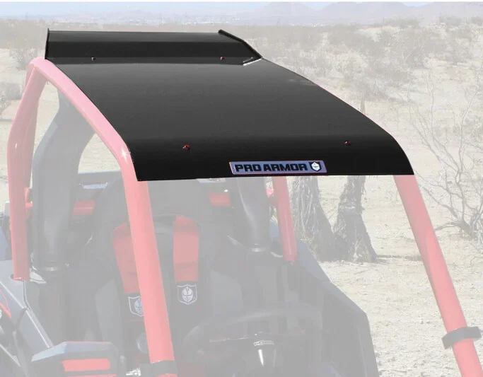 PRO ARMOR RS1 Solo Cage Roof - Sleek UTV Cab Roof with Integrated Spoiler | Black, Red, White