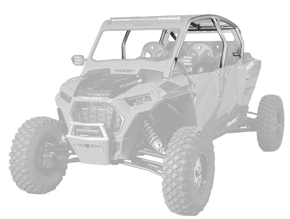 PRO ARMOR Asylum Cage P188C047SSM - Durable UTV Cab/Door Armor for Enhanced Protection