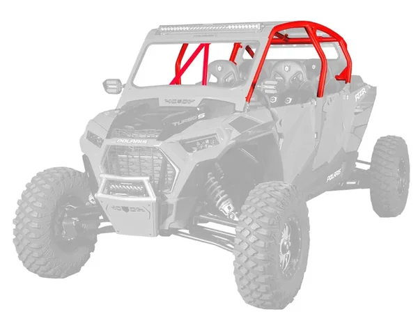 PRO ARMOR Asylum Cage - 2" Roll Cage for UTVs (DOM Steel, Powder-Coated Red)