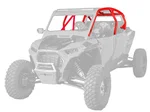 PRO ARMOR Asylum Cage - 2" Roll Cage for UTVs (DOM Steel, Powder-Coated Red)