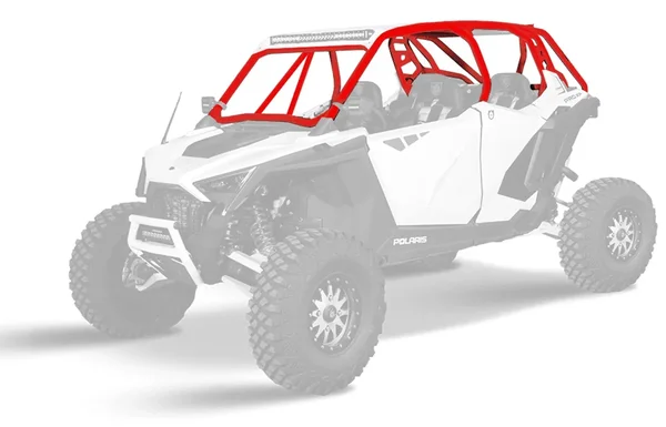 PRO ARMOR P1910C050RD Pro XP Cage - Durable Steel UTV Cab System with V-Bar Option