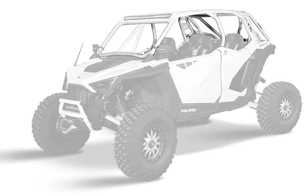 PRO ARMOR P1910C050WH Pro XP Cage - V Bar Option UTV Roll Cage (White)