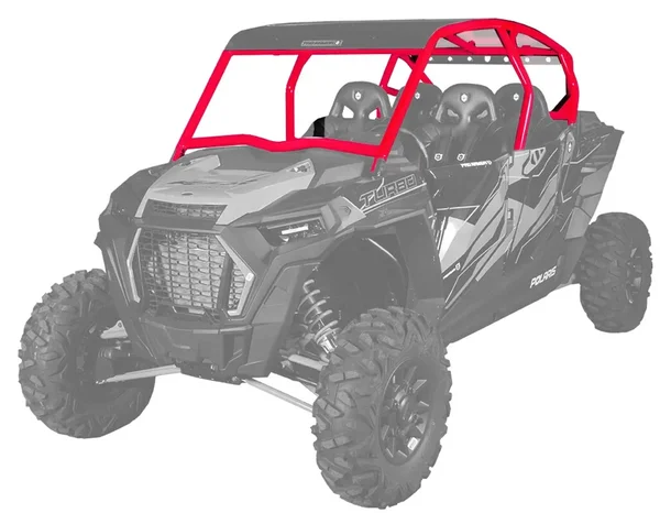 PRO ARMOR Asylum Cage P194C026RD - Durable UTV Cab/Door Armor for Enhanced Protection