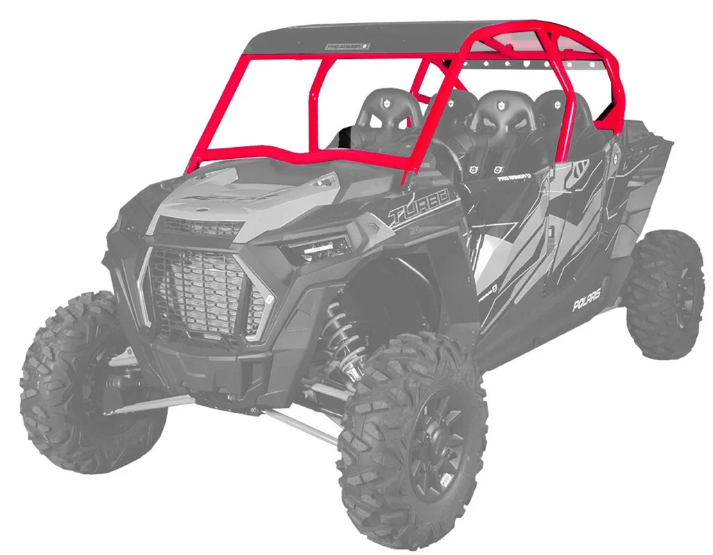 PRO ARMOR Asylum Cage P194C026RD - Durable UTV Cab/Door Armor for Enhanced Protection