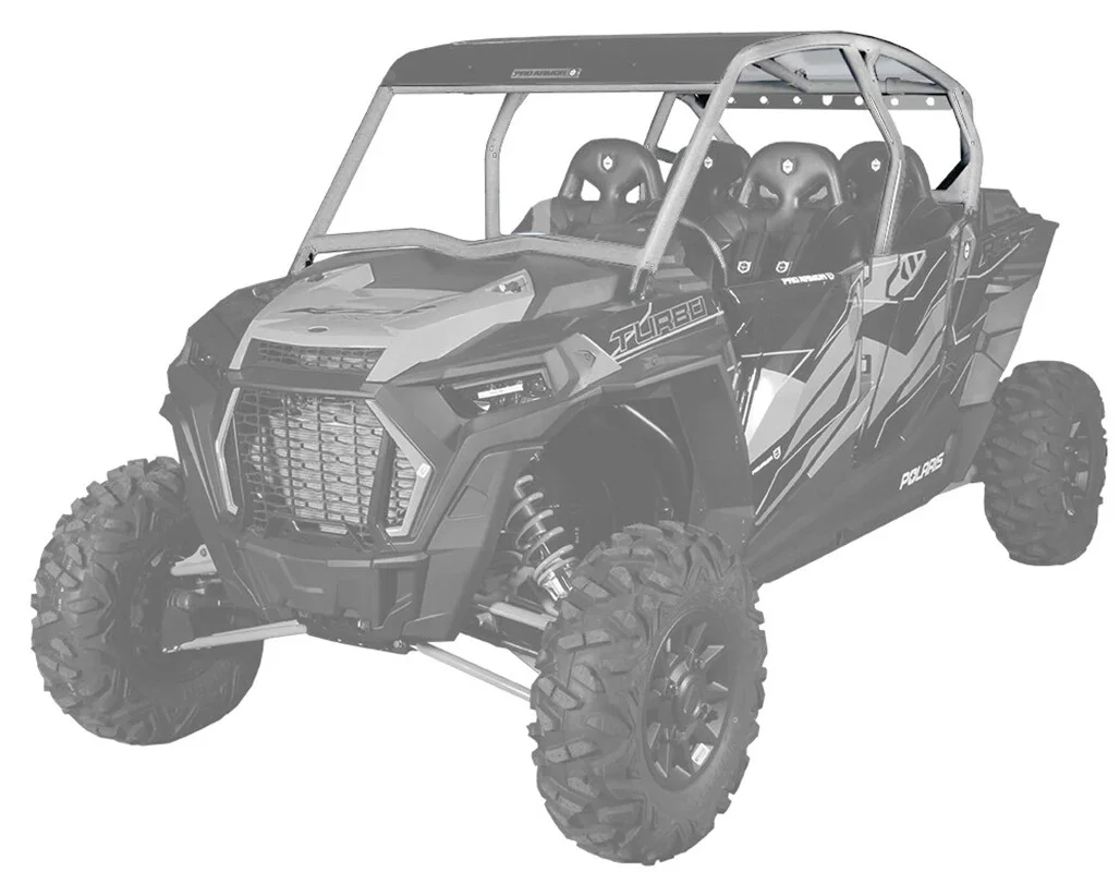 PRO ARMOR Asylum Cage P194C026SSM - Durable UTV Cab/Door Armor for Enhanced Protection
