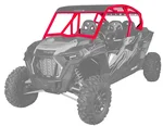 PRO ARMOR Asylum Cage P194C028RD - Durable UTV Cab/Door Armor for Enhanced Protection