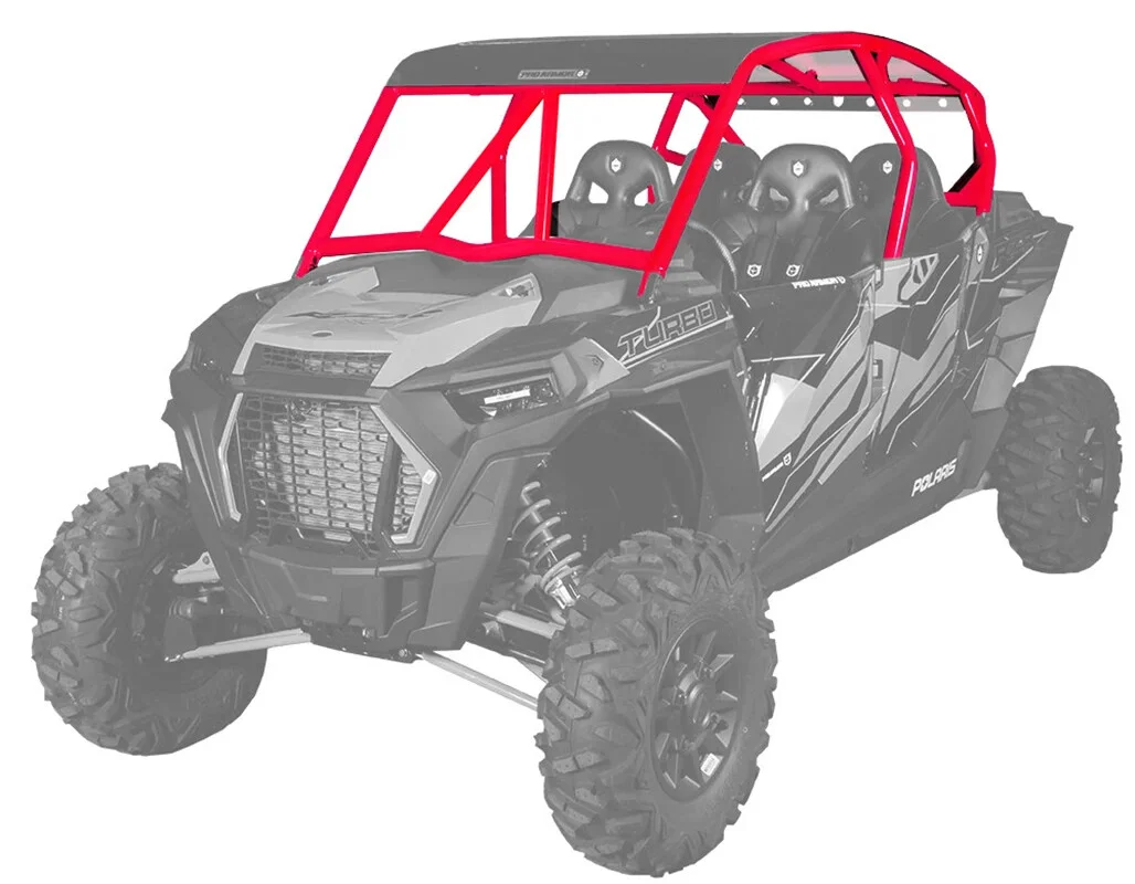 PRO ARMOR Asylum Cage P194C028RD - Durable UTV Cab/Door Armor for Enhanced Protection