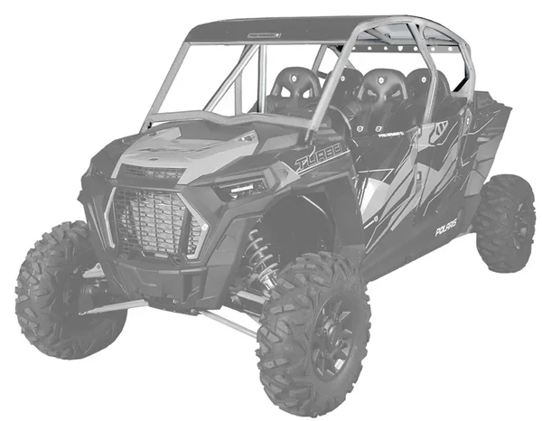 PRO ARMOR Asylum Cage P194C028SSM - Durable UTV Cab/Door Armor for Enhanced Protection