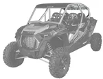 PRO ARMOR Asylum Cage P194C028SSM - Durable UTV Cab/Door Armor for Enhanced Protection