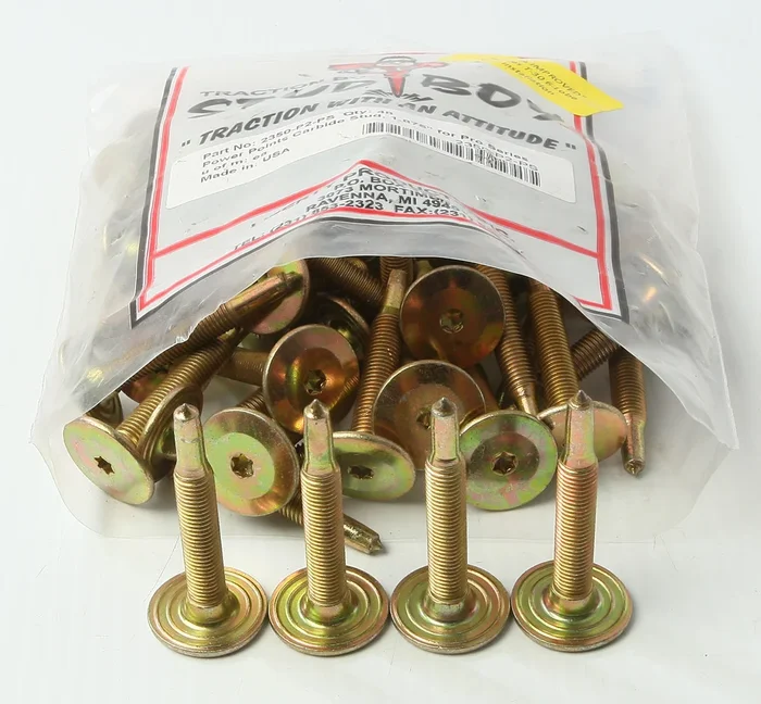 STUD BOY Power Point Pro Carbide Push-Through Studs for Tracks - Durable, High-Performance Racing Studs