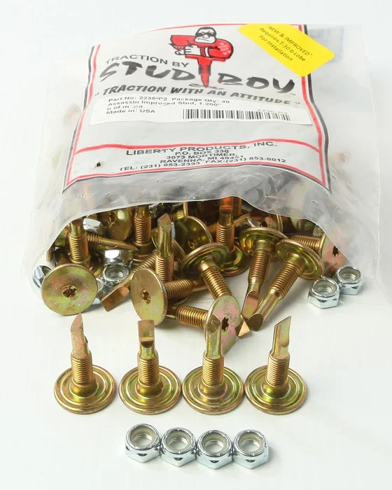 STUD BOY 2235-P2 Assassins Improved Drag Studs - High-Performance Racing Tracks for Drag Racing Enthusiasts