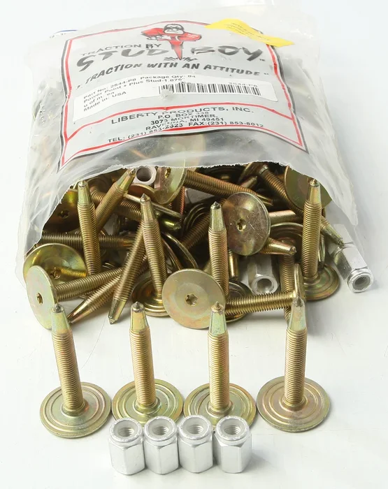 STUD BOY Power Point Plus Carbide Studs - Durable Track Studs for Enhanced Traction & Performance