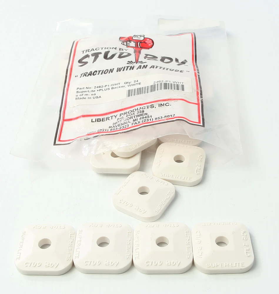 STUD BOY Super Lite Plus Single Backers - Lightweight & Durable Tracks for Powersports Riders