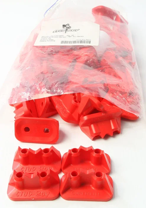 STUD BOY 2512-P2-RED 2-Ply Super Lite Pro Series Double Backers - Durable Off-Road Traction Tracks