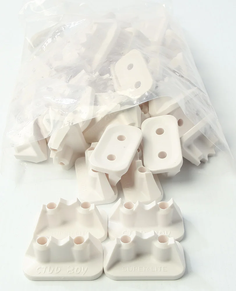 STUD BOY 2512-P2-WHT 2-Ply Super Lite Pro Series Double Backers - Durable Off-Road Tracks for ATVs & UTVs