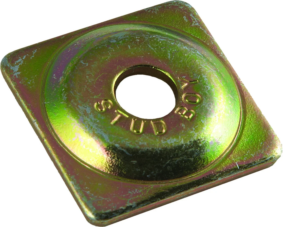 STUD BOY 2017-P3 Square Backer Plates - Durable Track Accessories for Powersports Enthusiasts