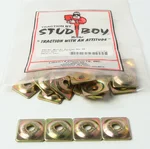 STUD BOY 2017-P1 Square Backer Plates - Durable Track Mounting Solution