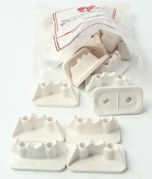 STUD BOY Super-Lite Pro Series Double Backers 0.75" 24/Pk - Durable White Motorcycle Accessories