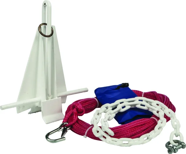 ATLANTIS A2388RD Fluke Style Jet Boat Anchor - Durable & Reliable Watercraft Accessory