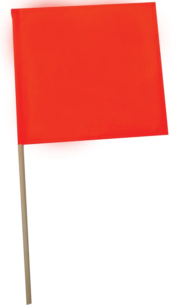 KWIK TEK F-1 Skier Down Flag - High-Visibility Safety Flag for Snow Sports