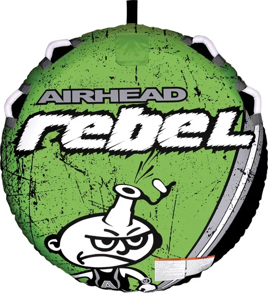 AIRHEAD Rebel Tube Kit - Durable Watercraft Towable for Boats & Jetskis
