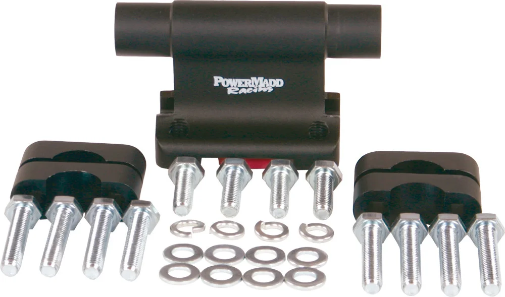 POWERMADD 45583 Universal Steering Pivot Adapter Kit - Durable Aluminum for ATVs/UTVs