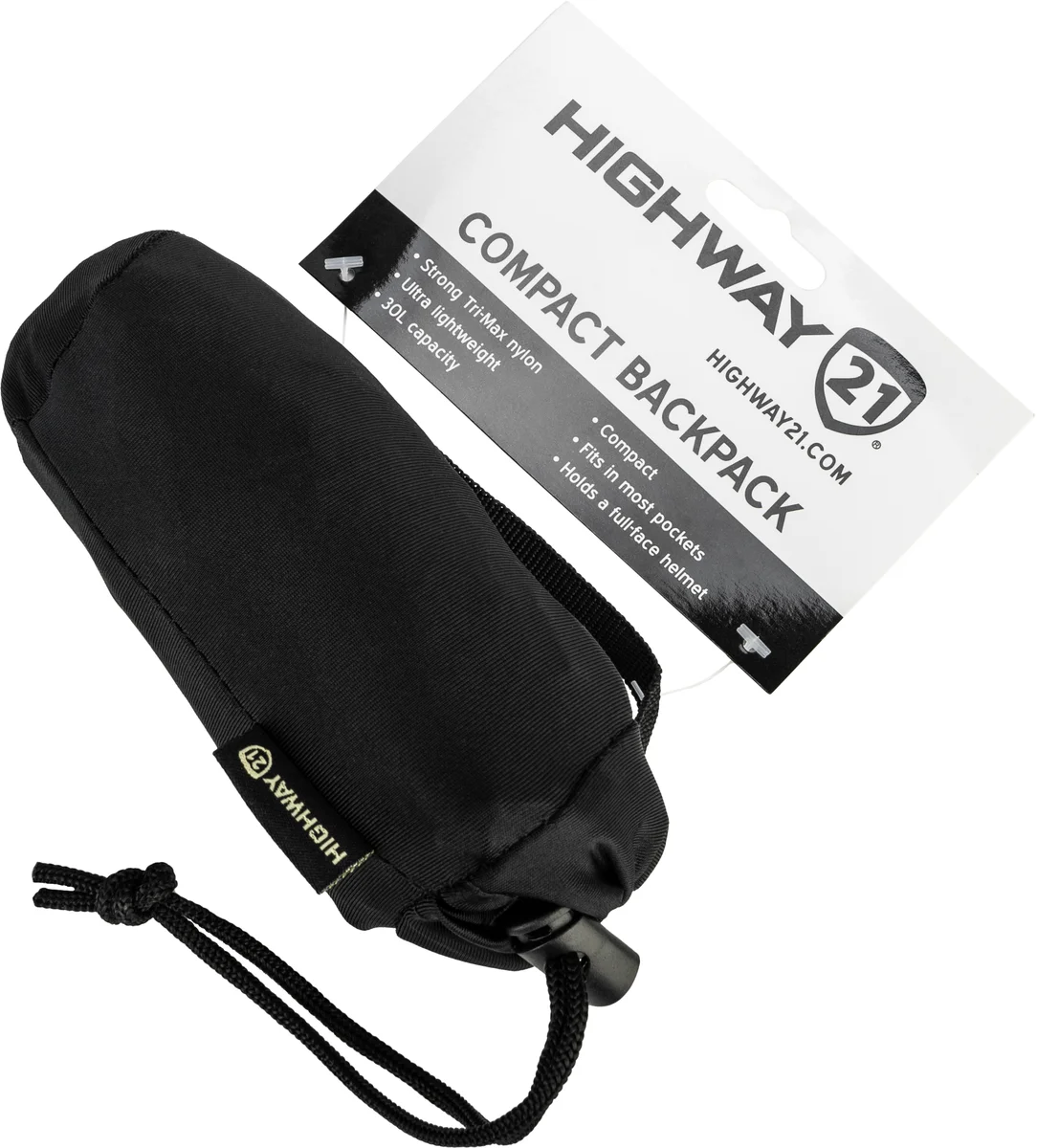 HIGHWAY 21 - 489-9979 - HIGHWAY 21 COMPACT BACKPACK BLACK
