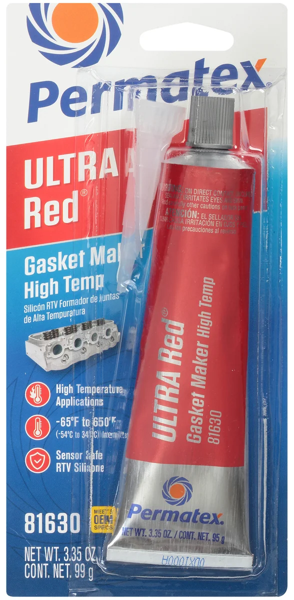 PERMATEX - 81630 - Ultra Red High-Temp RTV Silicone