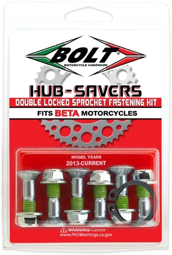 BOLT - HS.BETA - Sprocket Fastener Double Locked Sprocket Bolt Kit
